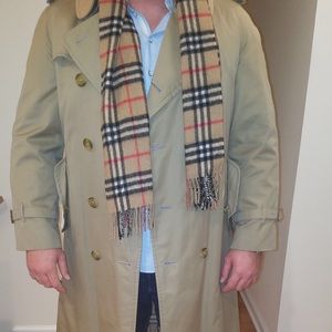 Burberry’s of London Classic men’s lined trench.